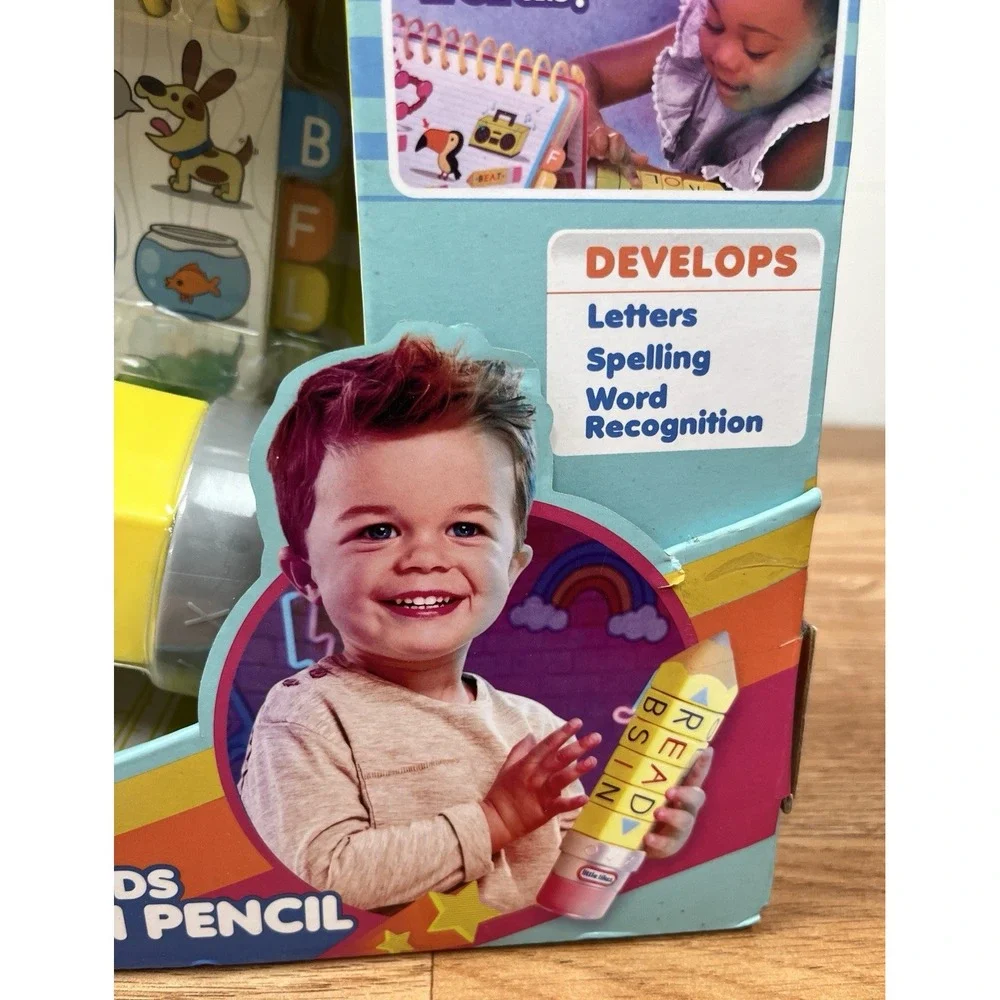 Little Tikes Old School 100 Words Spell & Spin Pencil NEW in Package